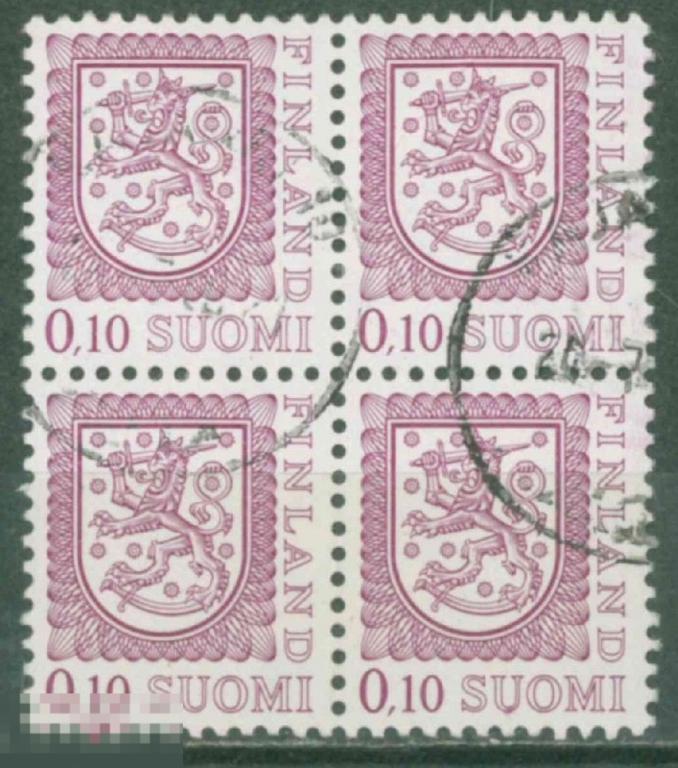 Финляндия 1978  Mi#  824  стандарт Герб de