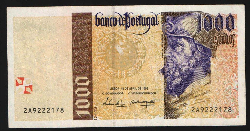 Португалия 1000 эскудо 1996