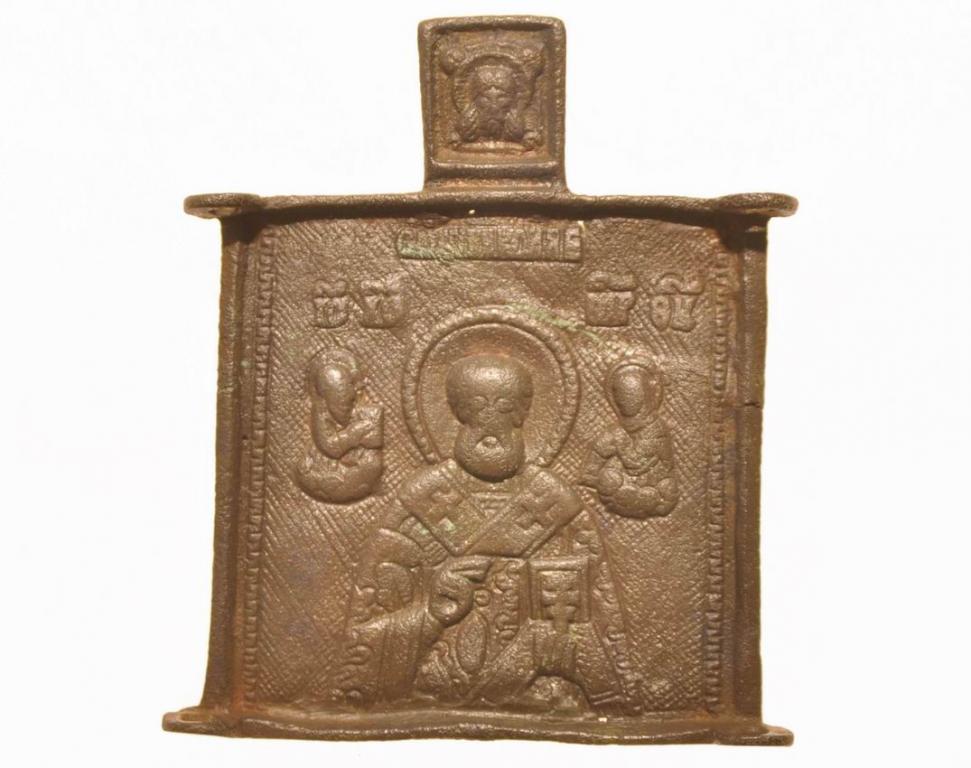 Старинная иконка Николай Чудотворец 18-19 века, Христианская древность