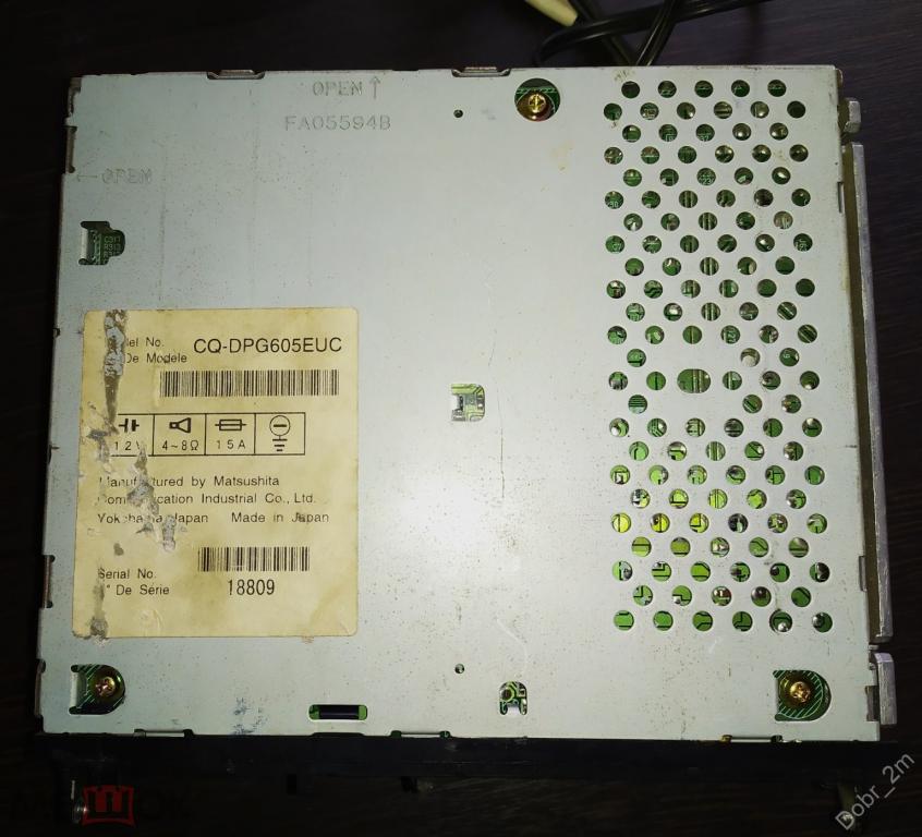 Panasonic DPG 605 EUC Задний блок CD автомагнитолы RETRO