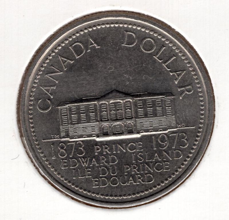 1 доллар - Канада - 1973 - Остров Принца Эдуарда - KM#82