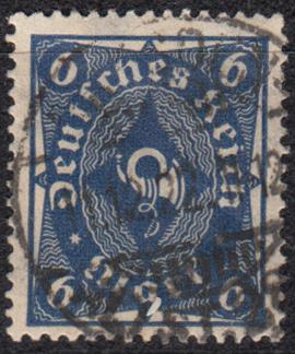 1922 Германия Веймарская республика Веймар Инфляция Стандарт № 228 P гаш. 2 евро