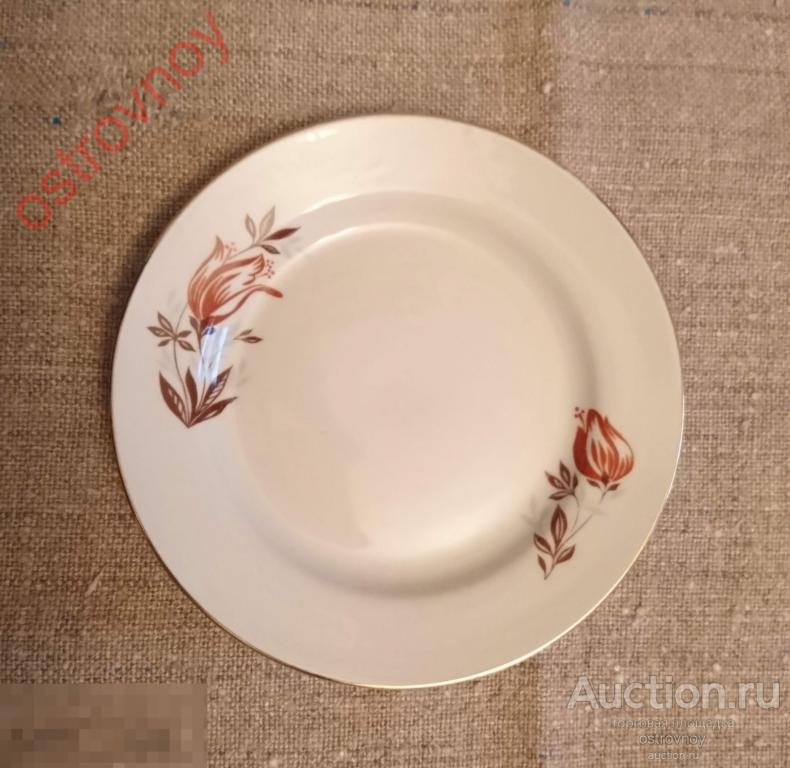 Тарелка десертная, Ø 17 см, Богданович, 1973-91 гг. Клеймо. Есть 5 штук.