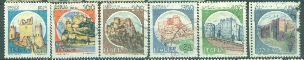Италия 1980 г. стандарт Замки Италии часть серии гашеная
