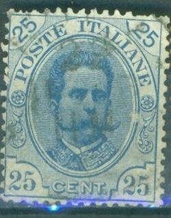 Италия 1893 г. стандарт Король Умберто  гашеная