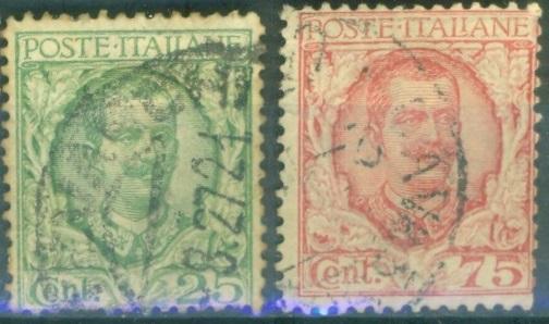 Италия 1926 г. стандарт Король Виктор-Эммануил 3  гашеная