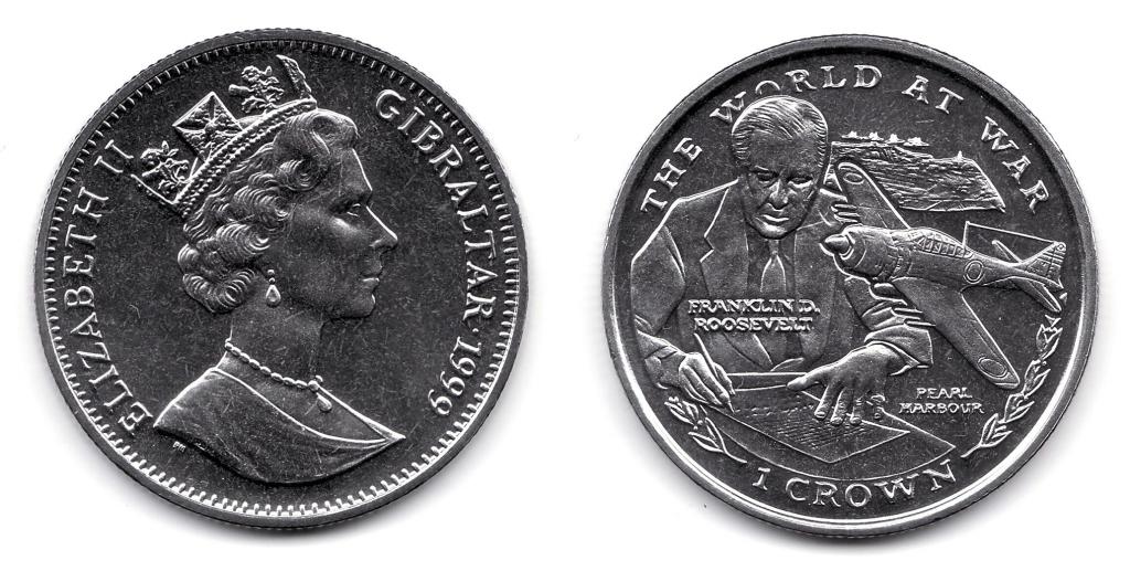 Гибралтар. 1 крона. 1999 год.