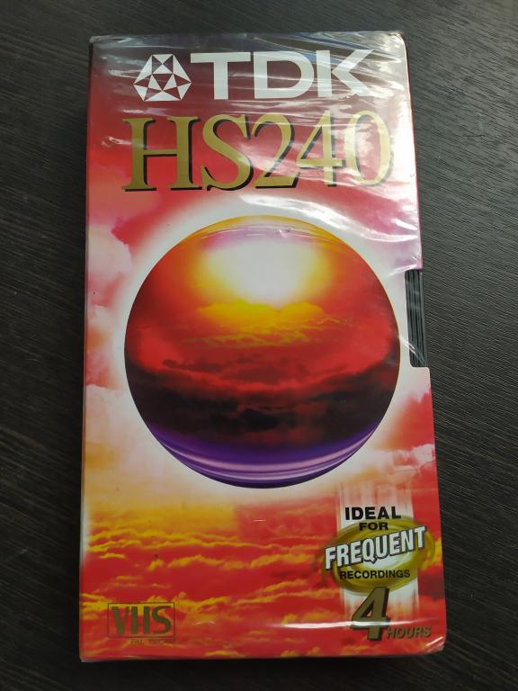 VHS Видеокассета TDK HS -240 HS EH Германия (лот 7) ЗАПЕЧАТАНА