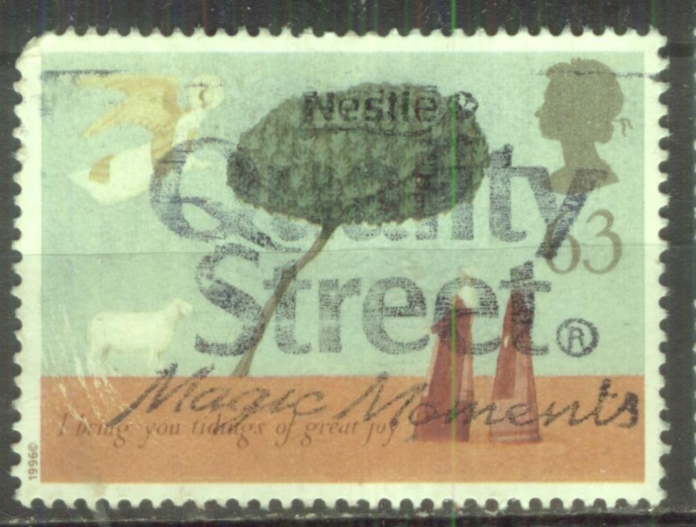 Великобритания 1996 Mi#  1666 Рождество  гаш