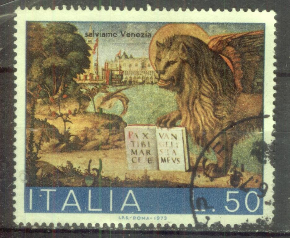 Италия 1973  Mi# 1401 Венеция гаш