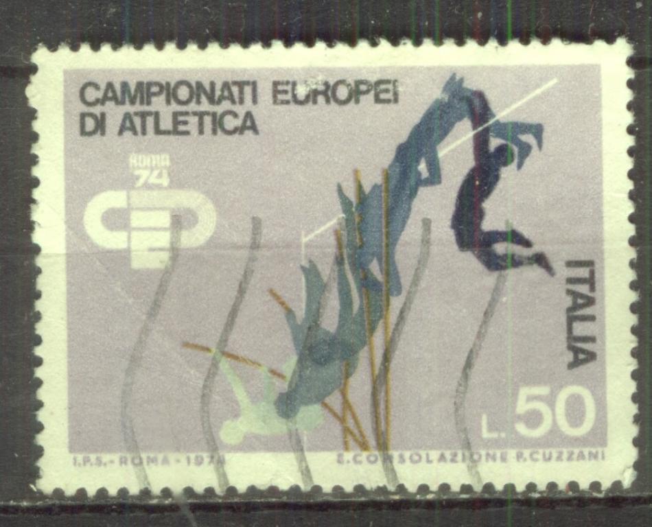 Италия 1974  Mi#  1454 Спорт гаш