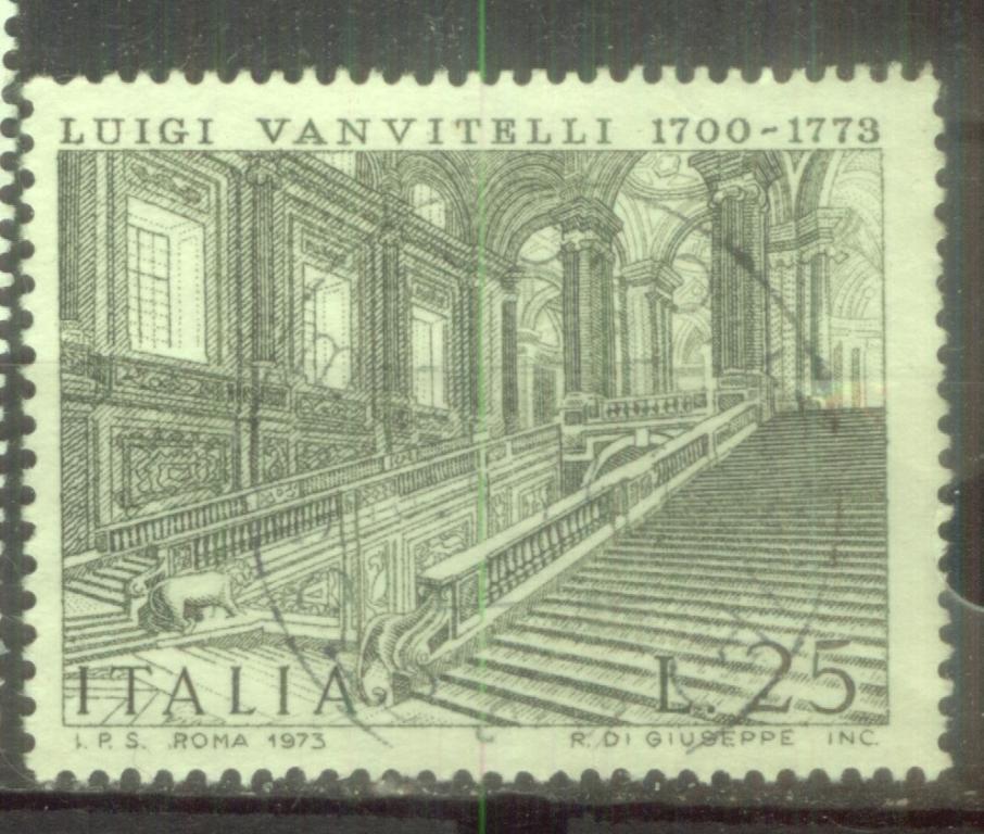 Италия 1973  Mi# 1390 Архитектура гаш