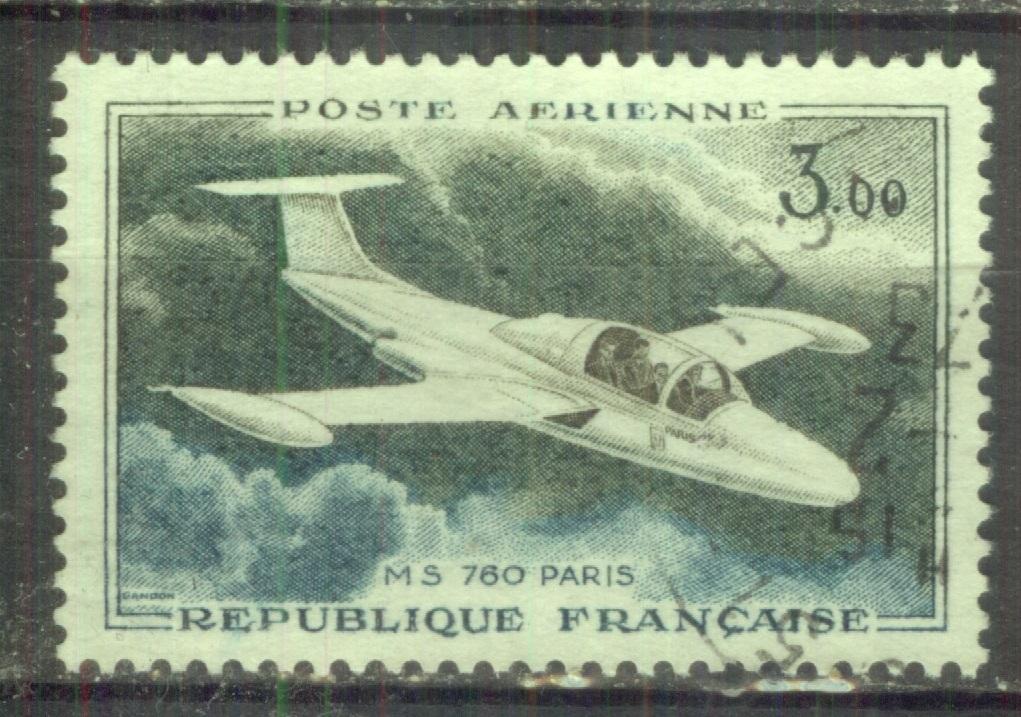 Франция 1960 Mi# 1280 Самолет