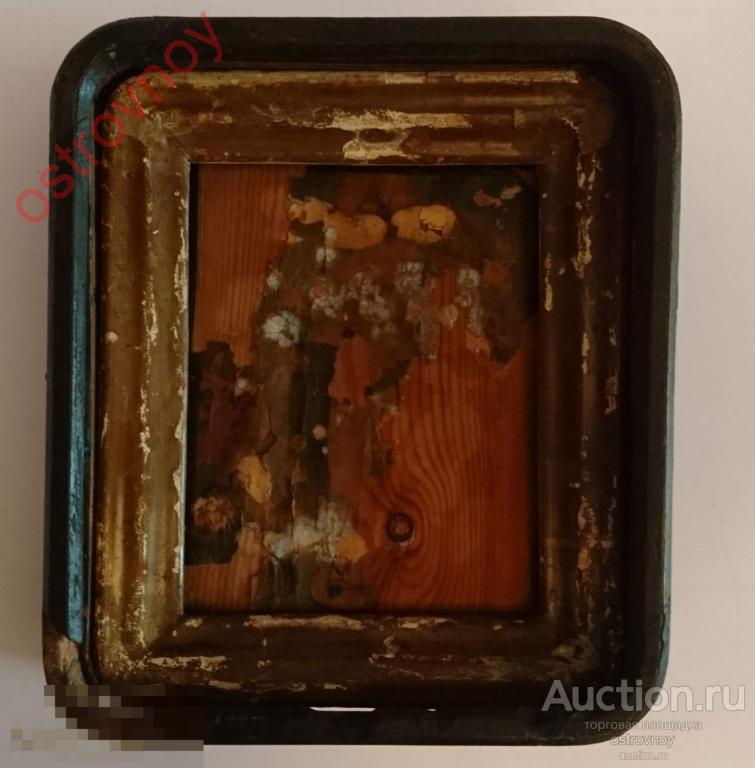 Киот под икону, старинный. Размер 25х21,5 см. В реставрацию. Б/у.