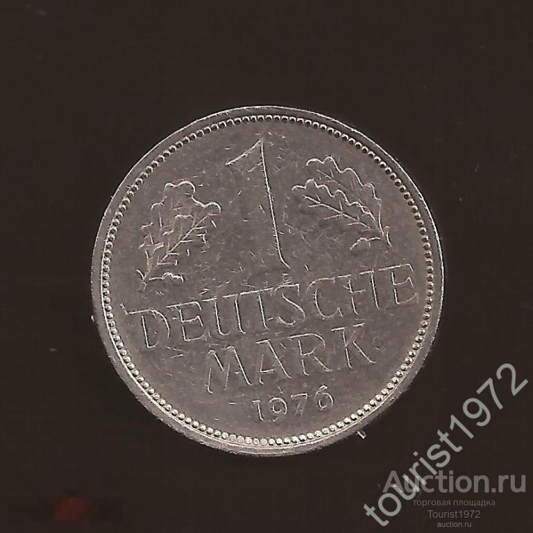 Германия (ФРГ) 1 марка 1976 год F