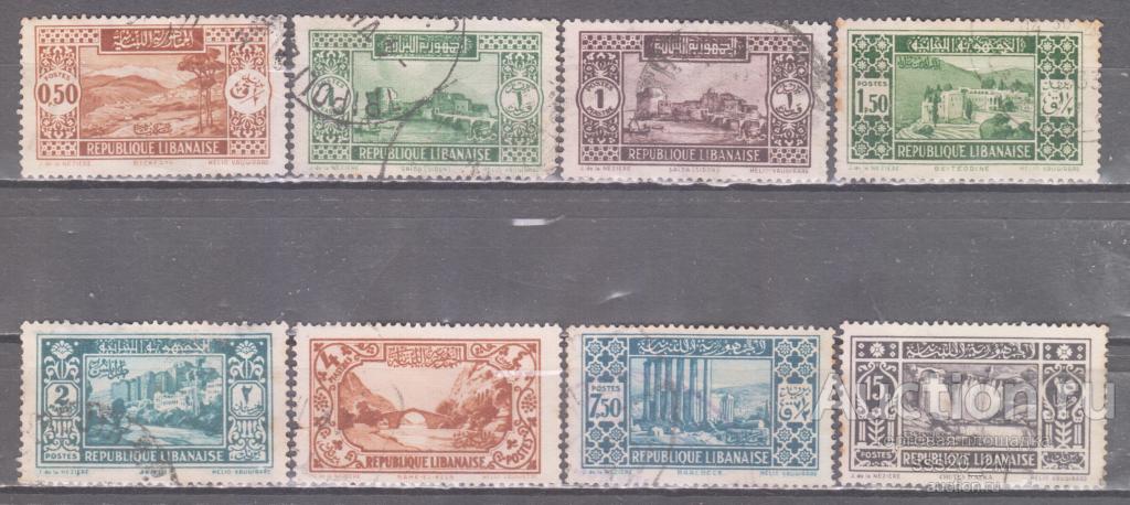 Ливан 1930 местные виды Mi168,170,171,173,174,176,180II,182