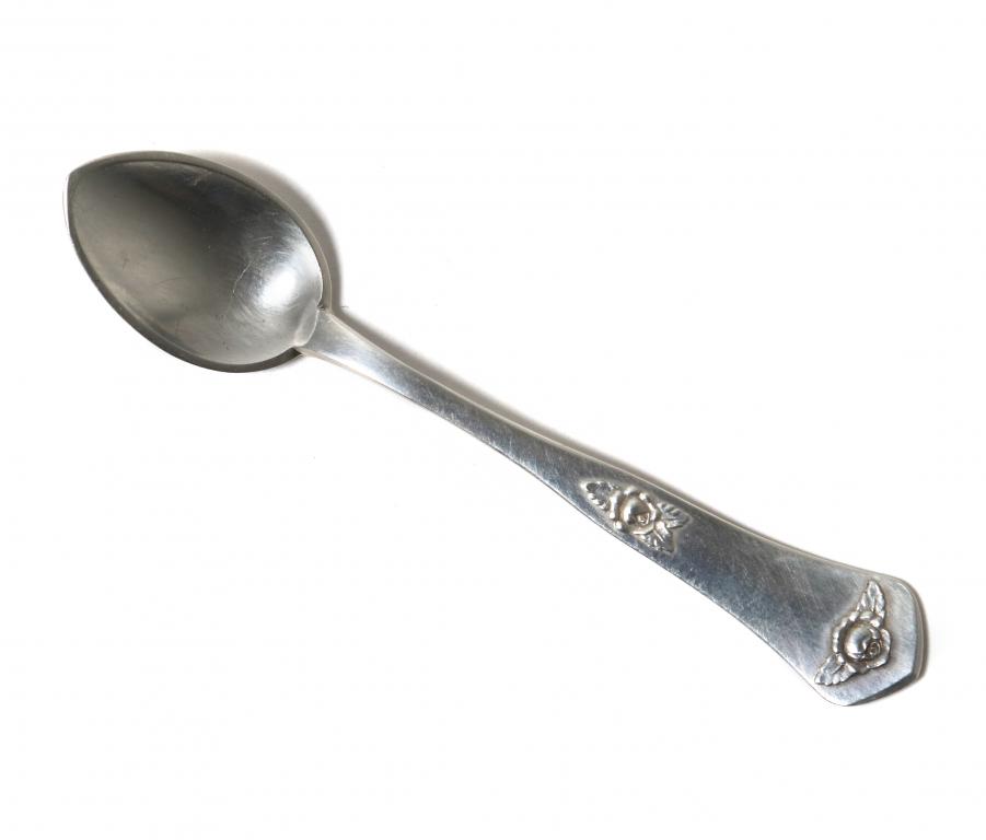 Серебряная ложка для специй или соли. Дания, 1920 год.