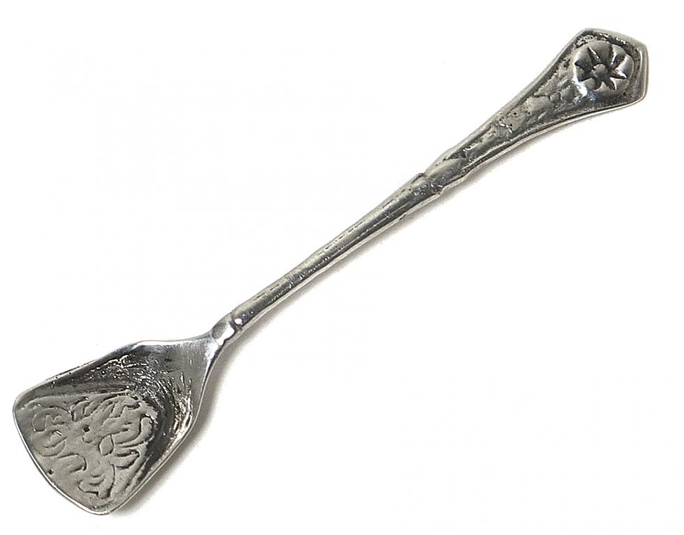 Серебряная ложка для специй или соли. Швеция, 1950 год.