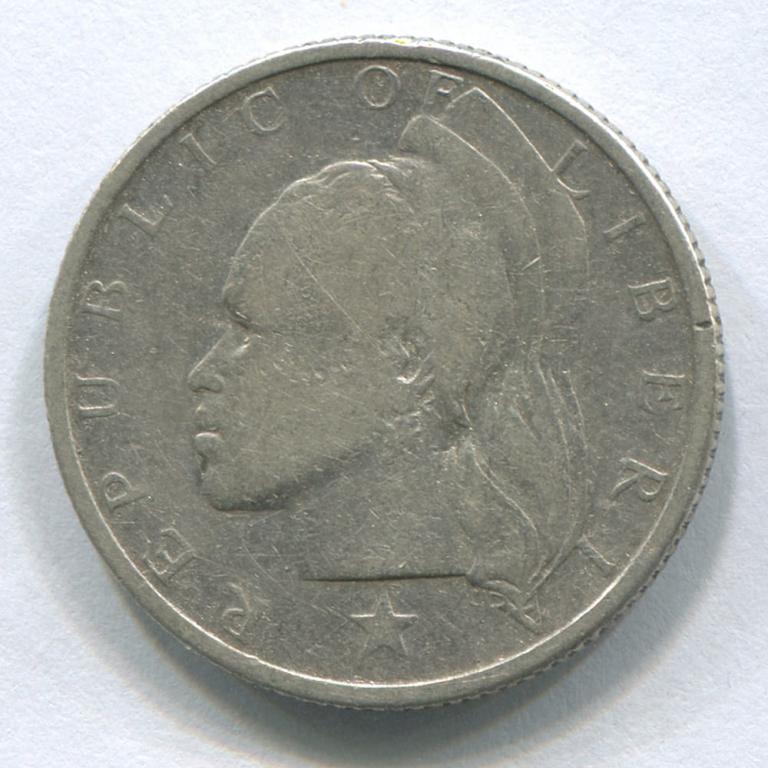 ЛИБЕРИЯ 25 ЦЕНТОВ 1961 VF