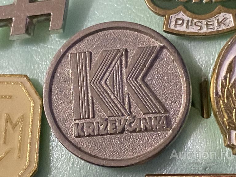 Знак. ИНОСТРАННЫЙ Значок KK KRIZEV CANKA. ТЯЖЕЛЫЙ  РЕДЧАЙШИЙ