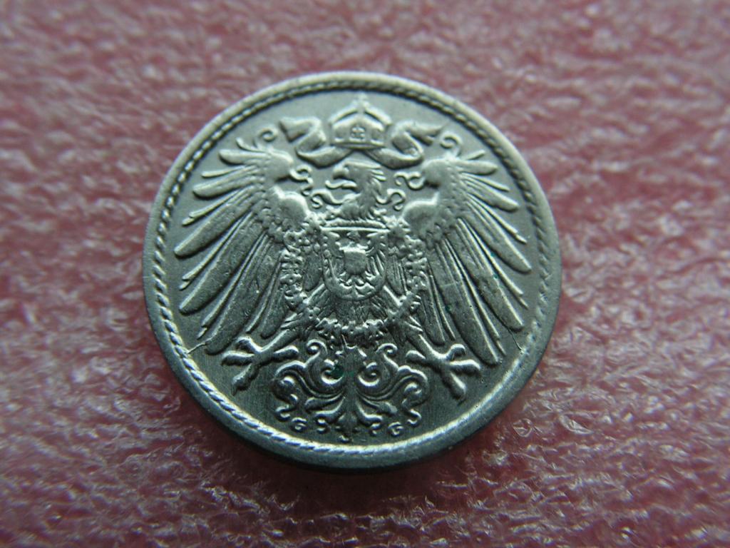 Германия 5 пфеннигов 1912 G 8ма