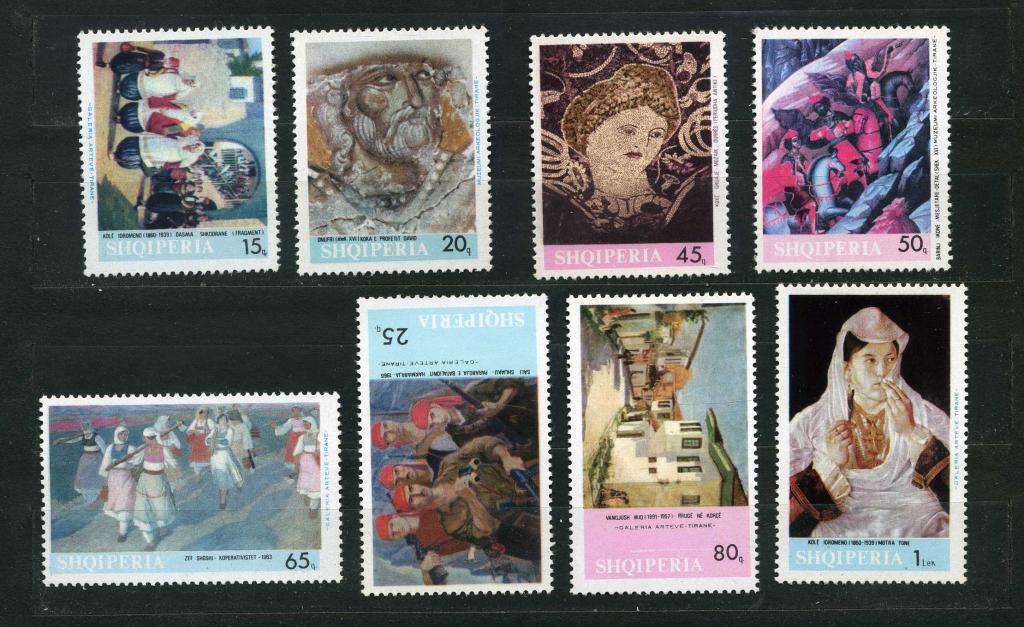 Албания. Современная живопись из национальной галереи. Серия. 1967**