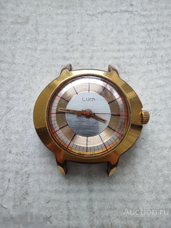 Часы  мужские? механические ЛУЧ  АУ позолота