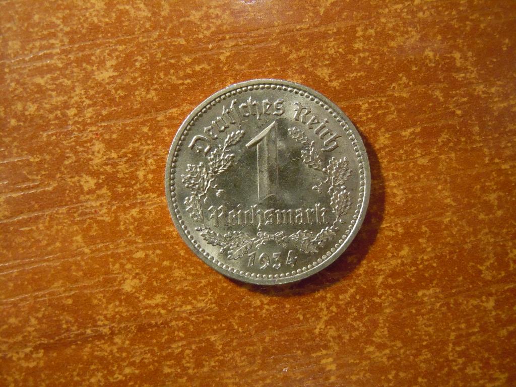 1 марка 1934г(D) Германия