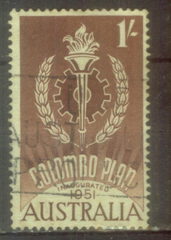 Австралия 1961 Mi#  312 План Коломбо  гаш