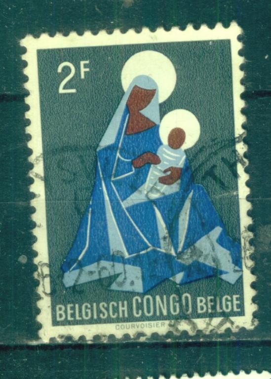 Бельгийское Конго 1959  Mi#  357 Рождество гаш
