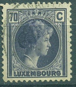 Люксембург 1935 г. стандарт Великая герцогиня Шарлотта гашеная