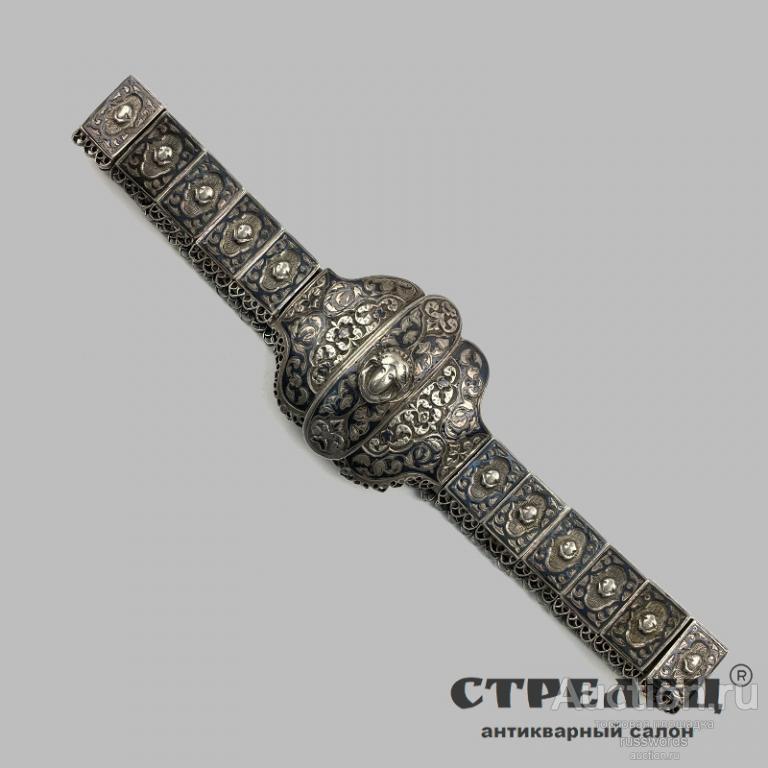 Пояс серебряный (84 п.). Кавказ, конец 19 — начало 20 века