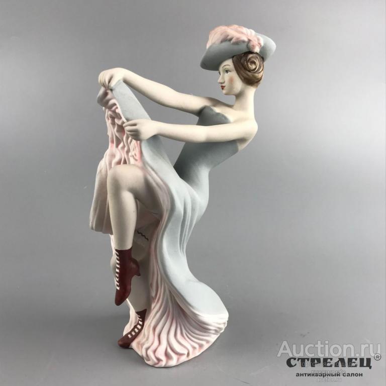 Фарфоровая статуэтка «Канкан». Чехословакия