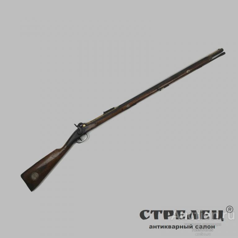 Винтовка капсюльная в золотой насечке, 19 век