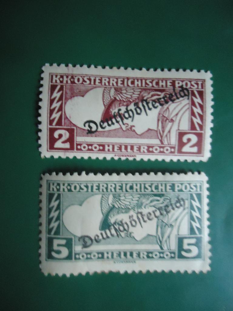 1919 г.  Австрия   наклейки.