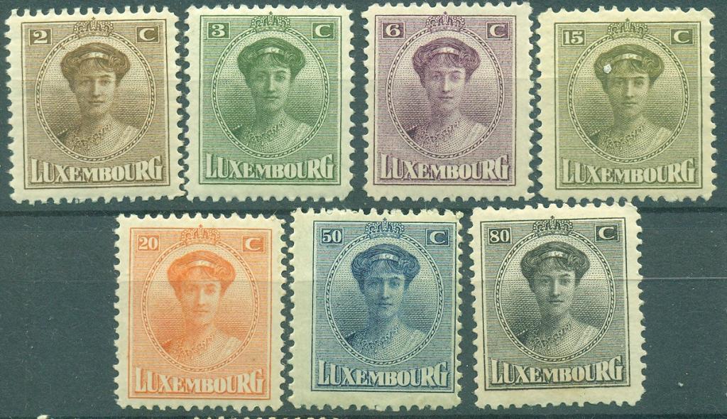 Люксембург 1921 г. стандарт Великая герцогиня Шарлотта  негашеная**