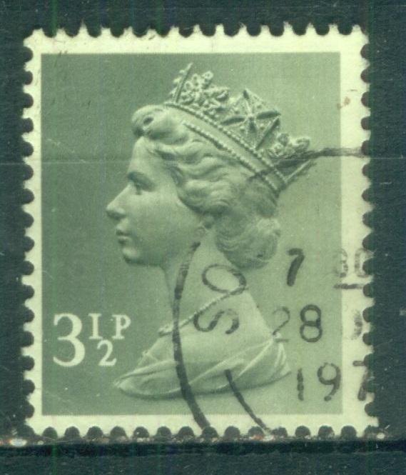 Великобритания  1971 Mi# 567   Елизавета II  тип Машен    гаш