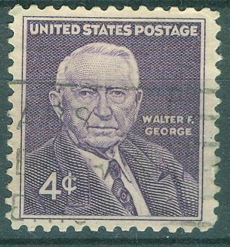 США 1960 г. стандарт Уолтер  Джордж  гашеная