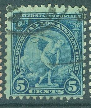 США 1932 г.  Олимпийские игры в Лос Анжелесе    гашеная