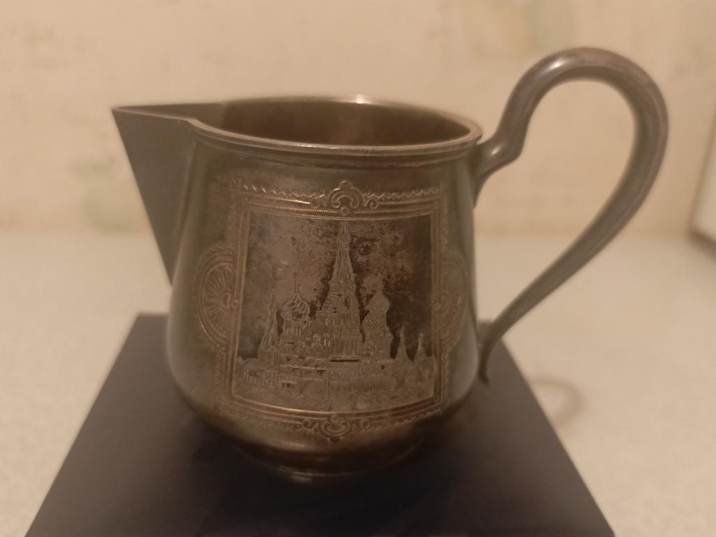 Сливочник. Молочник. Серебро 84проба. Москва 1896г. К.Ф(К. Фаберже).
