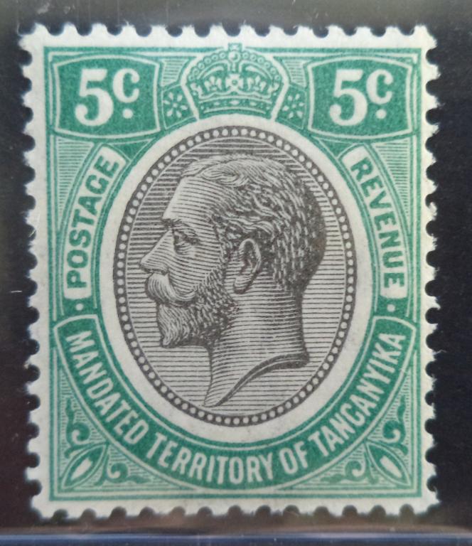 Танганьика 1927 г.   Стандарт  5 ц. **   К.2