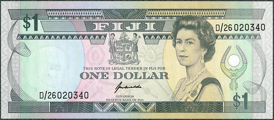 Фиджи 1 доллар 1993 год ПРЕСС/UNC