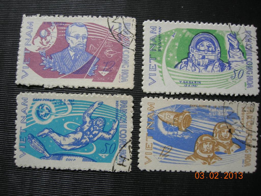 Вьетнам 1965 космос - Восход-2   CTO