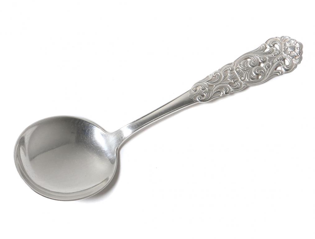 Серебряная сервировочная ложка. Норвегия