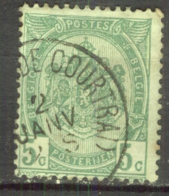 Бельгия 1907 Mi # 80 герб стандарт d