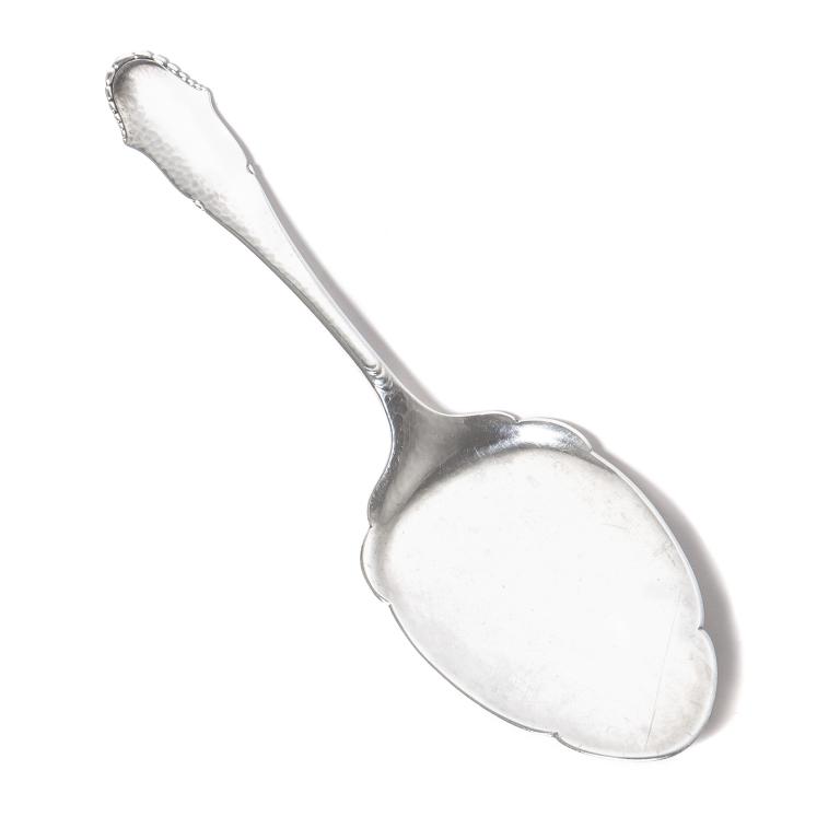 Серебряная сервировочная лопатка. Дания, 1927 год