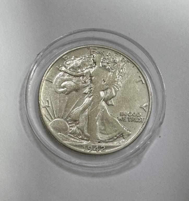 США 50 центов (1/2 доллара) 1942 СЕРЕБРО