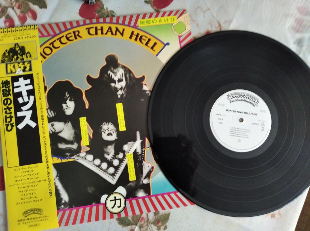 LP Kiss, Hotter Than Hell 1974 г PROMO
