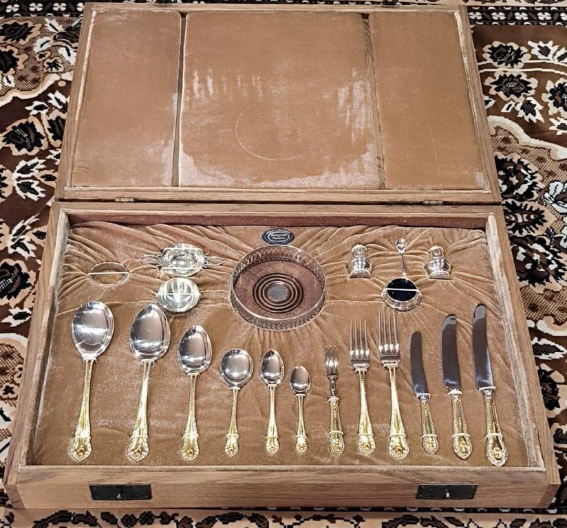 серебряный комплект Эгоист , серебро 925 пр, Англия