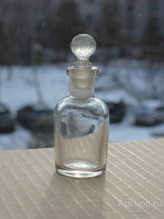 Флакон духи парфюмерия с пробкой Российская Империя до 1917 года 7 см